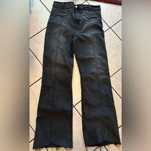 We The Free Dark Gray Flare Jeans